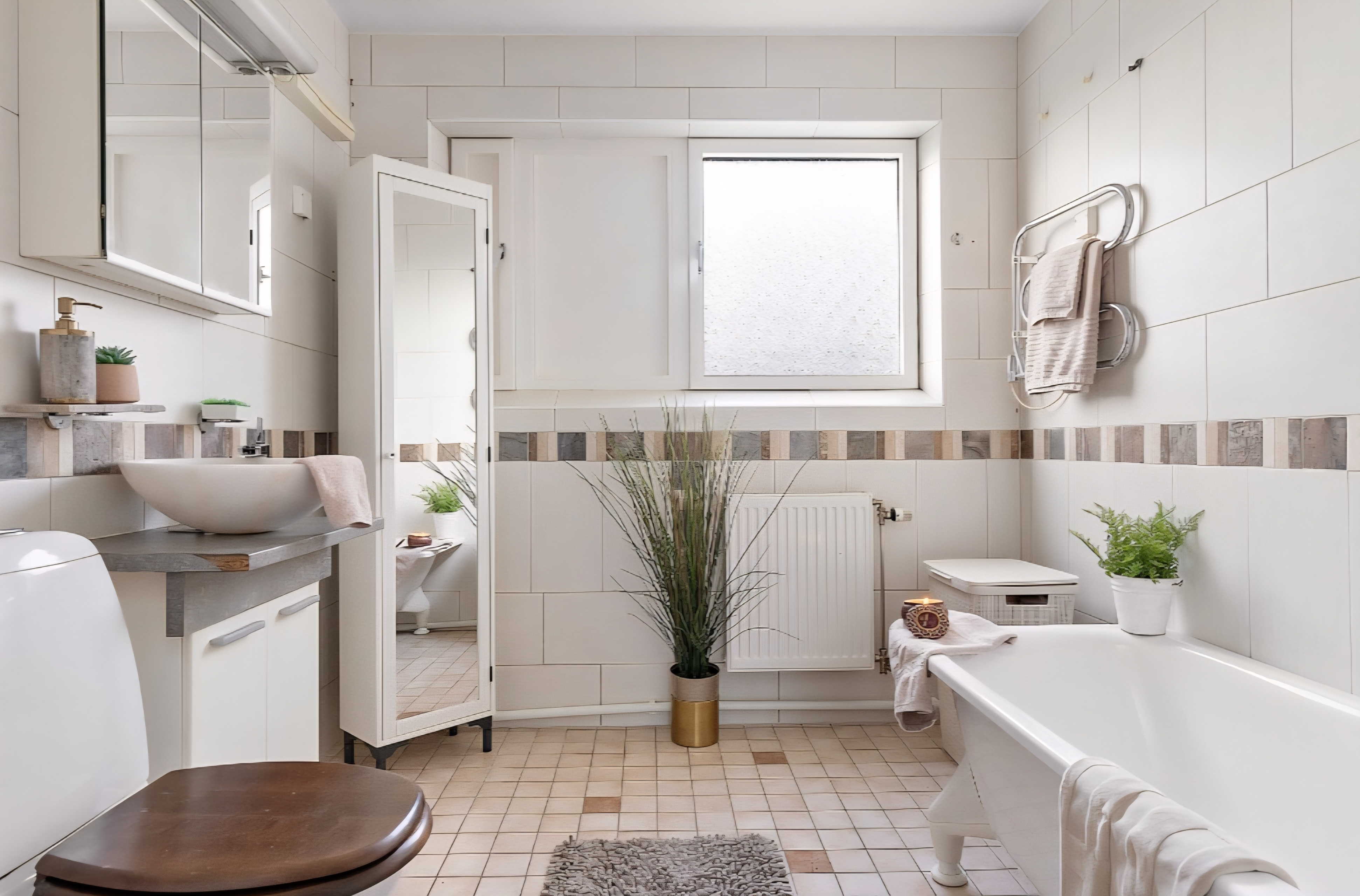 Efter styling - badrum